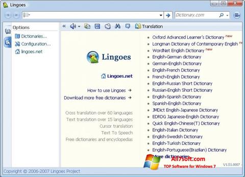 Screenshot Lingoes Windows 7