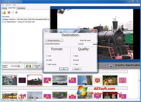 Screenshot Bolide Slideshow Creator Windows 7