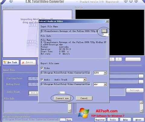 Screenshot Xvid Windows 7