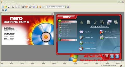 Screenshot Nero Burning ROM Windows 7