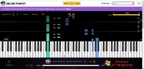 Screenshot Virtual Piano Windows 7