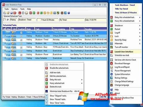 Screenshot Auto ShutDown Windows 7