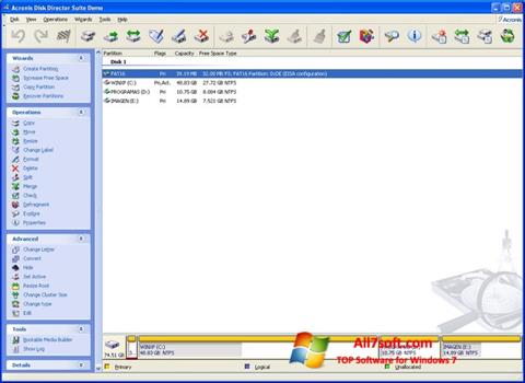 Screenshot Acronis Disk Director Suite Windows 7
