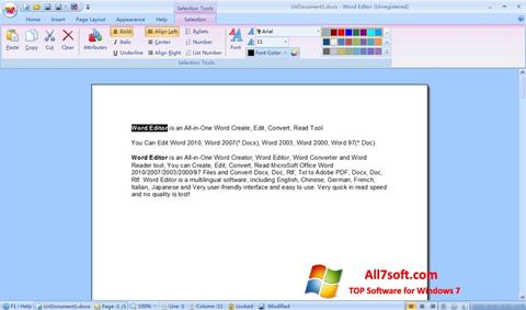 Screenshot DocX Reader Windows 7