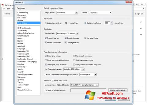 Screenshot Adobe Acrobat Windows 7