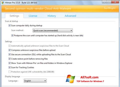 Screenshot HitmanPro Windows 7