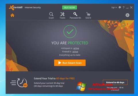 Screenshot Avast Internet Security Windows 7