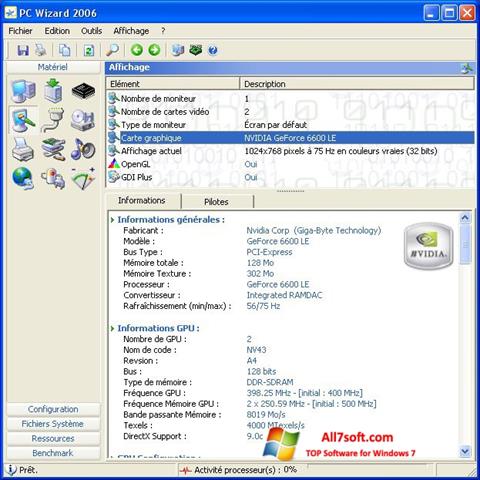 Screenshot PC Wizard Windows 7