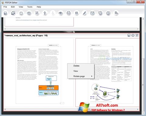 Screenshot PDF24 Creator Windows 7