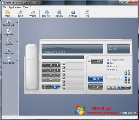 Screenshot VentaFax Windows 7