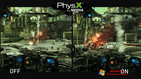 Screenshot NVIDIA PhysX Windows 7