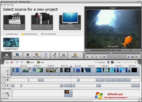 Screenshot AVS Video Editor Windows 7