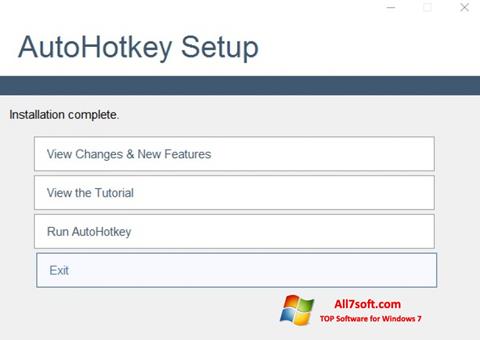 Screenshot AutoHotkey Windows 7