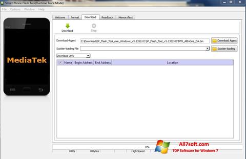 Screenshot FlashTool Windows 7