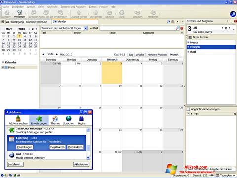 Screenshot SeaMonkey Windows 7