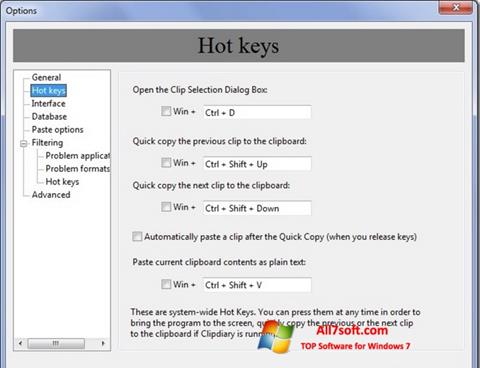 Screenshot Clipdiary Windows 7