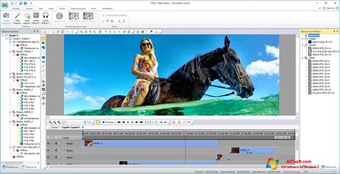 Screenshot VSDC Free Video Editor Windows 7
