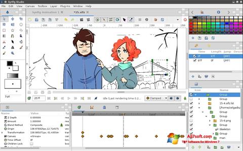 Screenshot Synfig Studio Windows 7